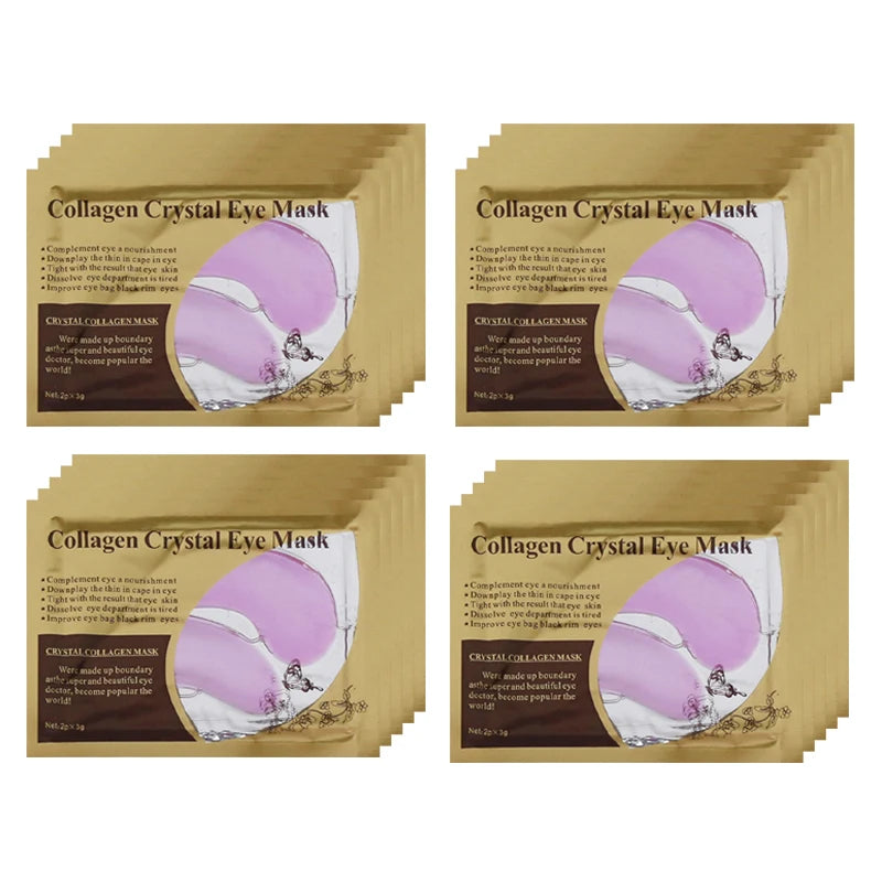 “24K Gold Under Eye Patches – Collagen & Hyaluronic Acid for Dark Circles, Puffy Eyes & Wrinkles – Spa Treatment at Home”