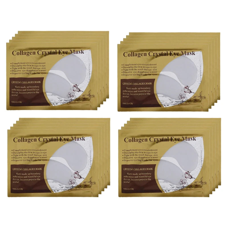 “24K Gold Under Eye Patches – Collagen & Hyaluronic Acid for Dark Circles, Puffy Eyes & Wrinkles – Spa Treatment at Home”