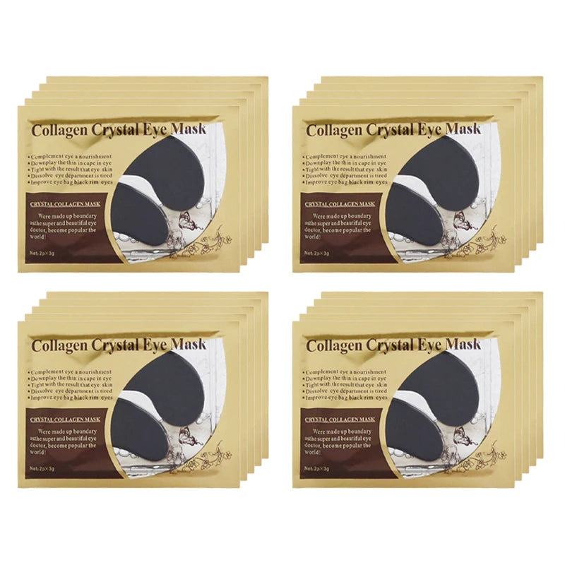 “24K Gold Under Eye Patches – Collagen & Hyaluronic Acid for Dark Circles, Puffy Eyes & Wrinkles – Spa Treatment at Home”